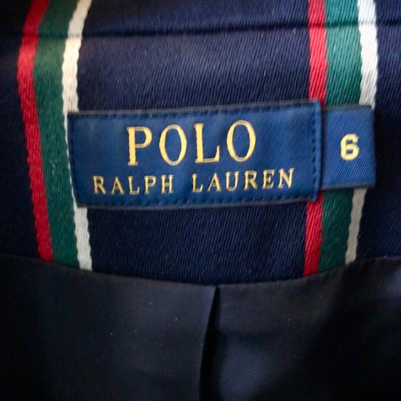 Polo Ralph Lauren Wool Navy Vintage Blazer - Picture 5 of 7